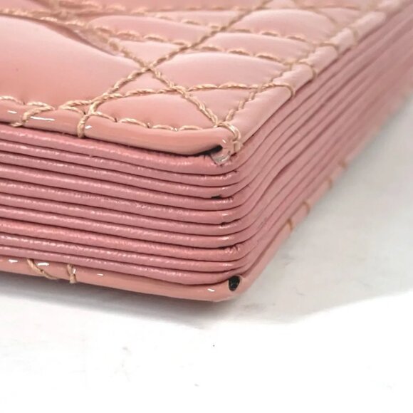 CHRISTIAN DIOR Cannage Lady Dior card holder case - Picture 7 of 14
